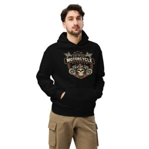 Vintage Style Ride Or Die Motorcycle Hoodie - Unisex Oversized Sweatshirt