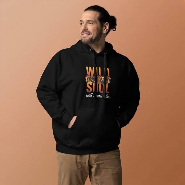 Unisex Hoodie with Wild Soul Tiger Design - Cozy Sweatshirt - Image 6