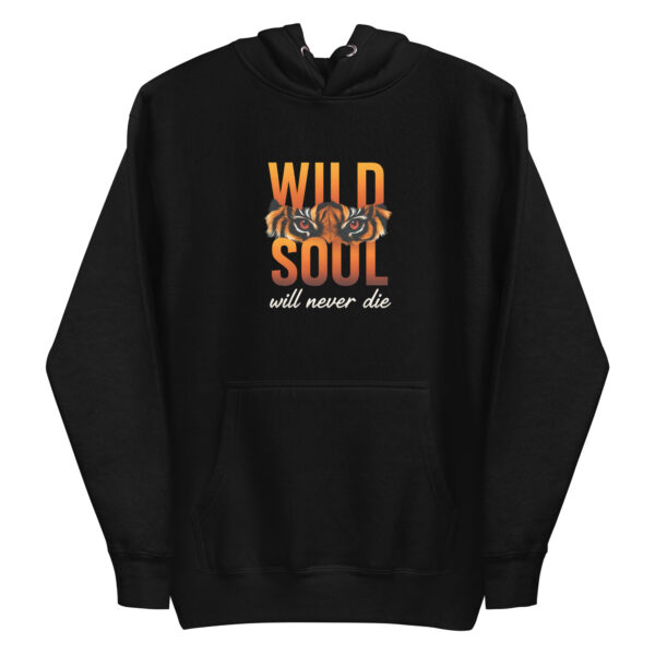 Unisex Hoodie with Wild Soul Tiger Design - Cozy Sweatshirt - Image 14