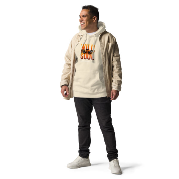 Unisex Hoodie with Wild Soul Tiger Design - Cozy Sweatshirt - Image 3