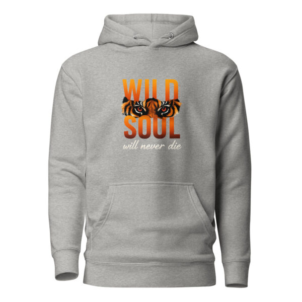 Unisex Hoodie with Wild Soul Tiger Design - Cozy Sweatshirt - Image 13