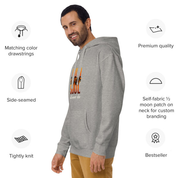 Unisex Hoodie with Wild Soul Tiger Design - Cozy Sweatshirt - Image 15