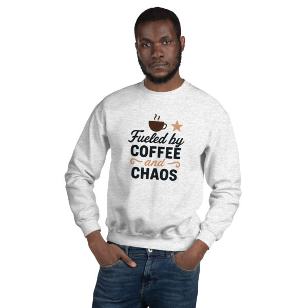 Coffee and Chaos Sweatshirt - Unisex Cozy Sweatshirt - Image 22