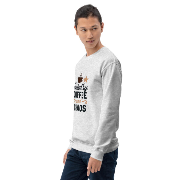 Coffee and Chaos Sweatshirt - Unisex Cozy Sweatshirt - Image 16