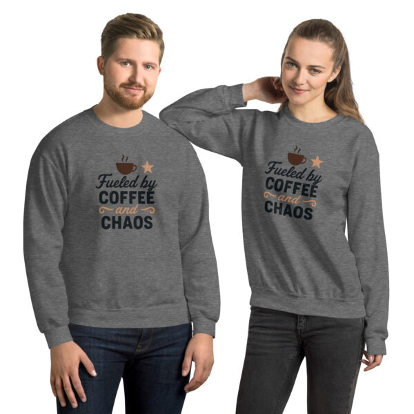 Coffee and Chaos Sweatshirt - Unisex Cozy Sweatshirt - Image 20
