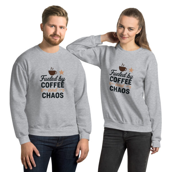 Coffee and Chaos Sweatshirt - Unisex Cozy Sweatshirt