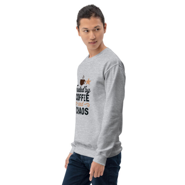 Coffee and Chaos Sweatshirt - Unisex Cozy Sweatshirt - Image 11