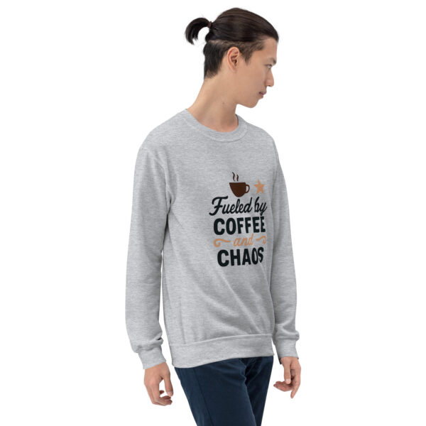 Coffee and Chaos Sweatshirt - Unisex Cozy Sweatshirt - Image 13