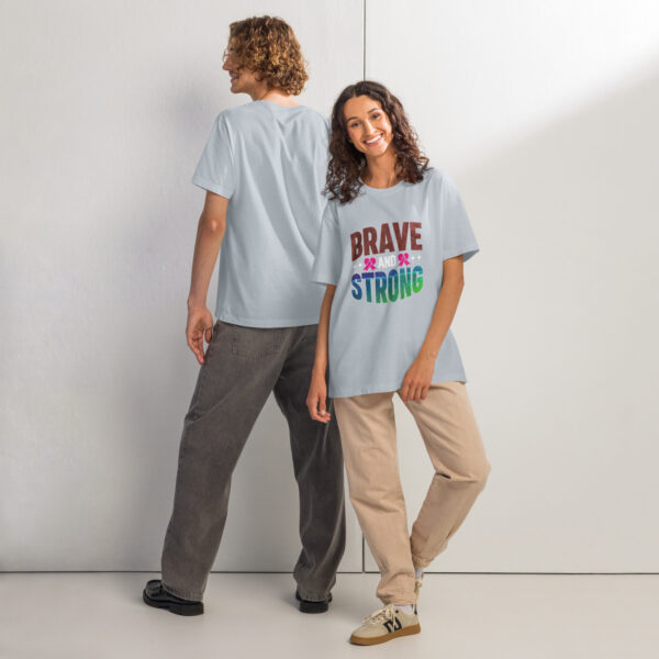 Brave & Strong Oversized Tee for Men and Women - Image 2