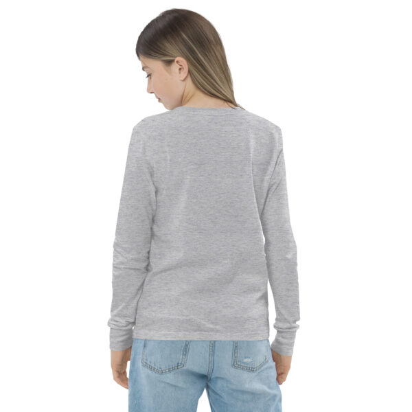 Minimalist Cool Kidz Long Sleeve Tee for Youth with Stylish Sunglasses - Image 2