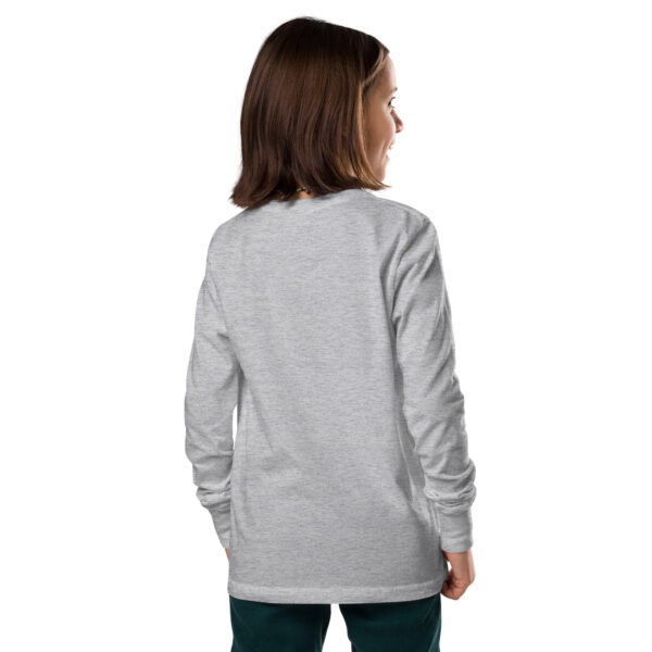 Minimalist Cool Kidz Long Sleeve Tee for Youth with Stylish Sunglasses - Image 3