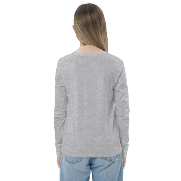 Boho Flowers Youth Long Sleeve Tee with Positive Affirmations - Image 7